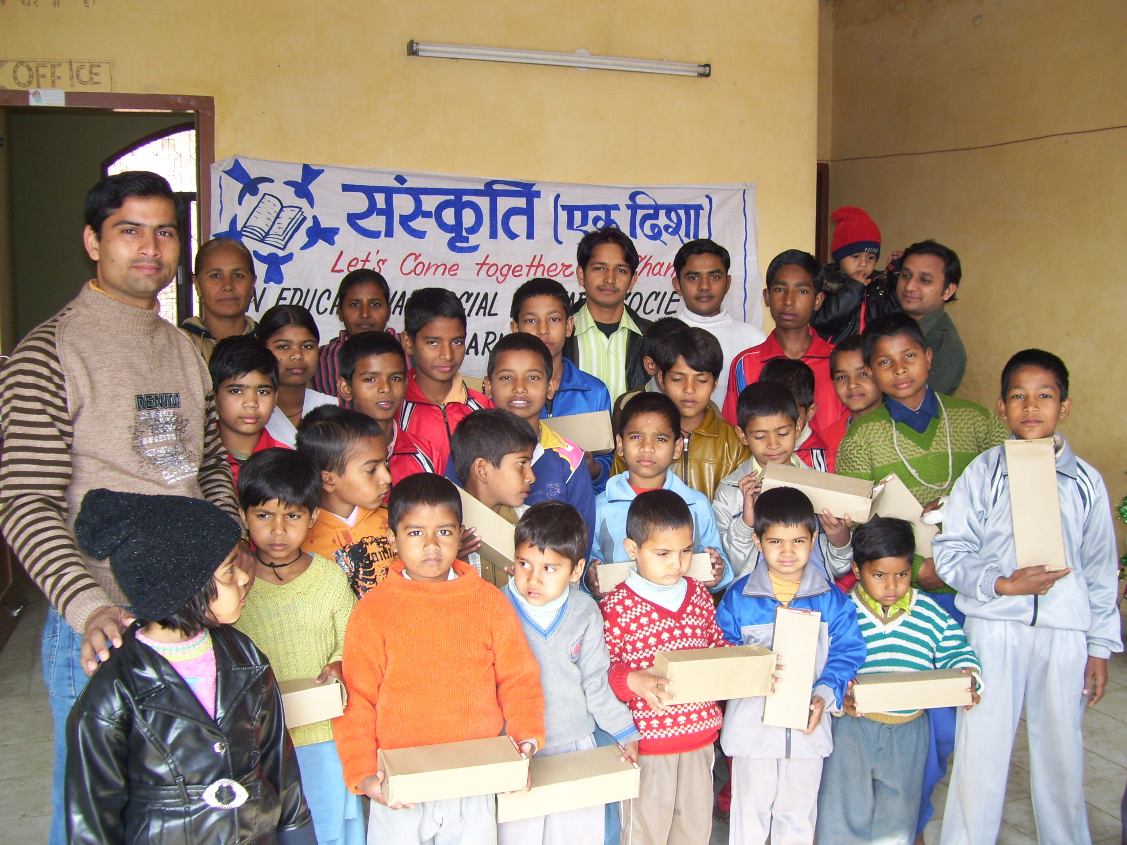 At Apna Ghar Orphanage